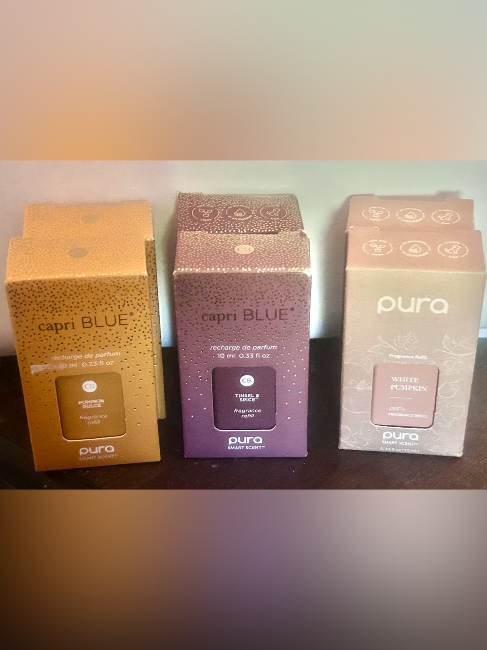 Pura and Pura Capri Blue Fragrance Refill Set !